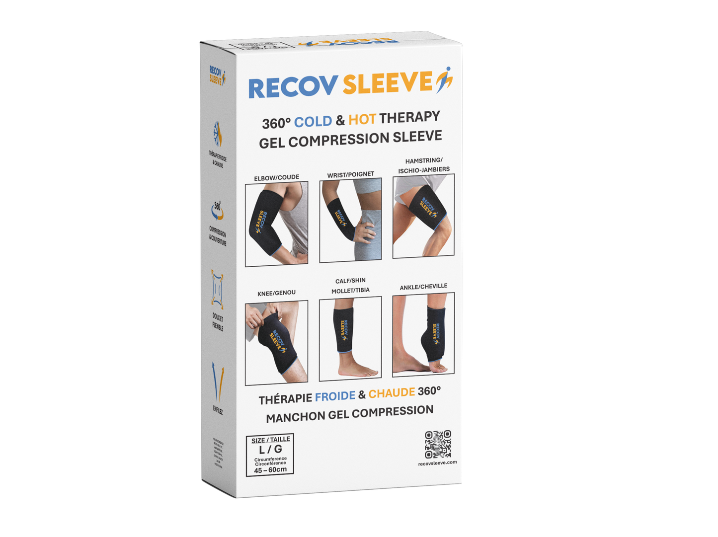 RECOV SLEEVE - 360° COLD & HOT GEL COMPRESSION  SLEEVE