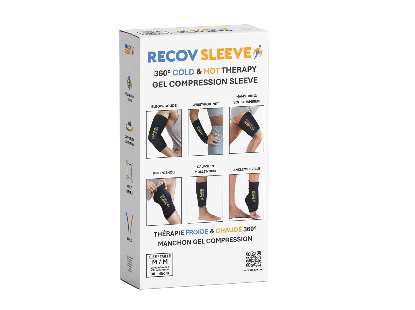 RECOV SLEEVE - 360° COLD & HOT GEL COMPRESSION  SLEEVE